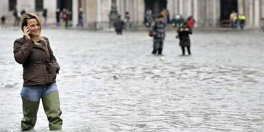 Halb Venedig steht unter Wasser