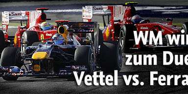 WM wird zum Duell Vettel - Ferrari