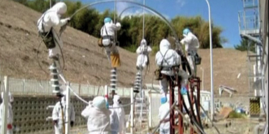 Arbeiten in Fukushima gehen weiter - Arbeiter verstrahlt
