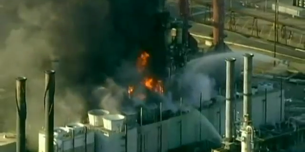Großbrand in Raffinerie nahe San Francisco