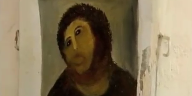 Fatal: Pensionistin übermalte Jesus-Fresko
