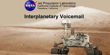 Mars: Curiosity schickt Audiobotschaft