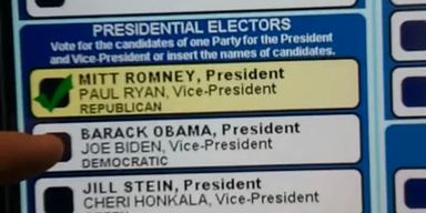 Wahlmaschine wechselt von Obama zu Romney