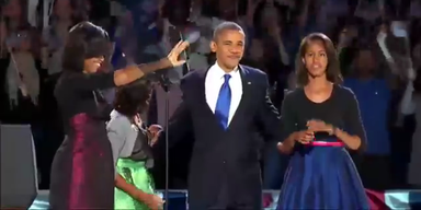 Obama lässt sich nach Wahltriumph feiern