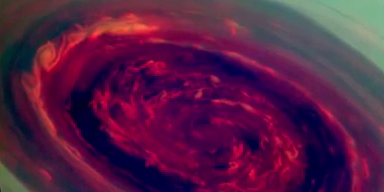 Monster-Hurrikan auf dem Saturn gefilmt