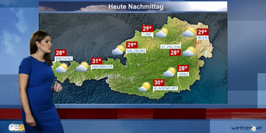 Das Wetter am Nachmittag und Abend