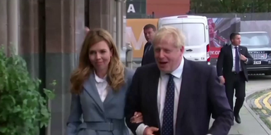 Boris Johnson mit Frau