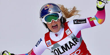Lindsey Vonn  siegt  im Cortina-Super-G