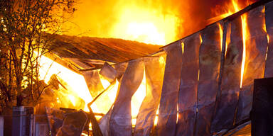 Möbelhaus in Vorarlberg brannte komplett ab