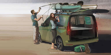 VW macht den neuen Caddy zum Camper