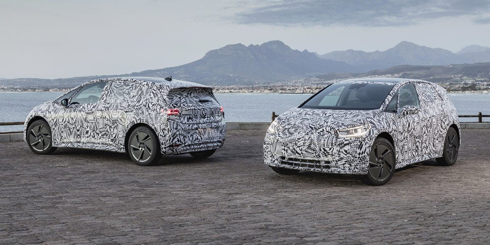 Hier fährt VWs günstiges E-Auto I.D.