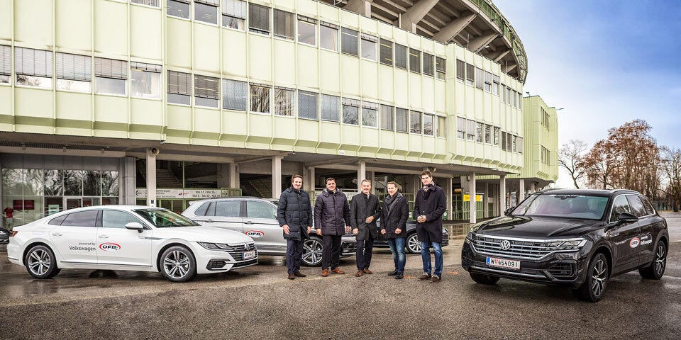 ÖFB-Team fährt ab sofort VW