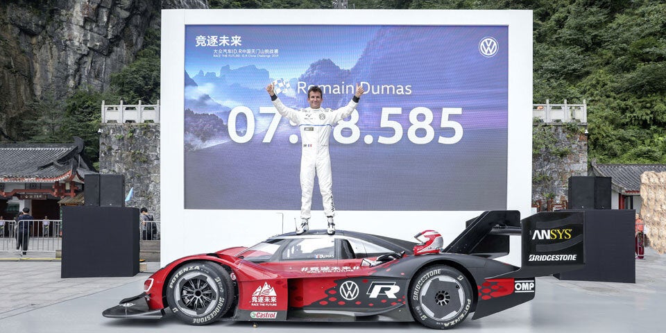 VW ID.R mit spektakulärem Rekord