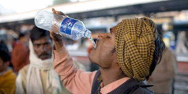 Wasser Flasche Indien