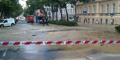 Wien: Wasserrohrbruch legte Verkehr lahm