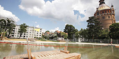 Wasserspielplätze sorgen für Abkühlung