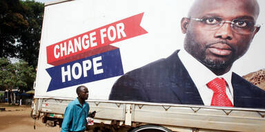 George Weah wird Präsident in Liberia