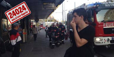 Rauch: Feuerwehr sperrt Westbahnhof