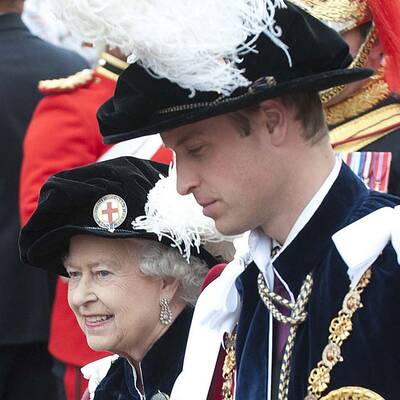 Prinz William beim Garter Day ohne seine Kate