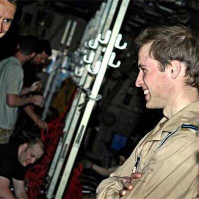 Prinz William bei den Truppen in Afghanistan