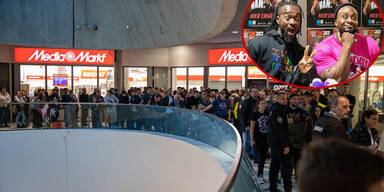 WWE-Fans stürmten Elektronikmarkt in Wien