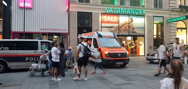 Großaufgebot an Einsatzkräften auf Kärntner Straße