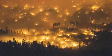 Jahrhundertdürre in Kalifornien: Feuer-Inferno bedroht Yosemite-Nationalpark