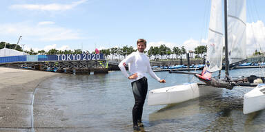 Unsere Segler sind schon im Olympia-Wasser