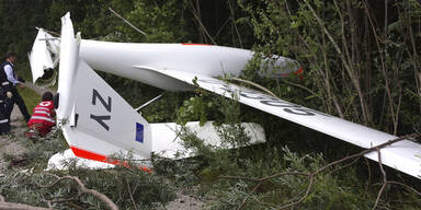 Segelflieger stürzt ab - zwei Verletzte 