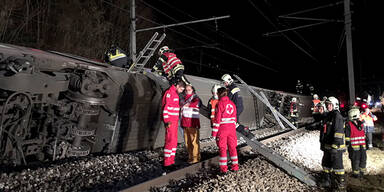 Zugsunglück bei Wien: 12 Verletzte